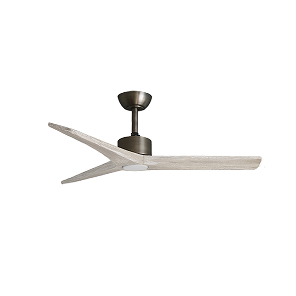 พัดลมเพดาน MR.KEN รุ่น FARO Solid Wood 40" DR LED DC Motor พัดลมมีไฟ ใบพัดไม้แท้ พร้อมรีโมทคอนโทรล
